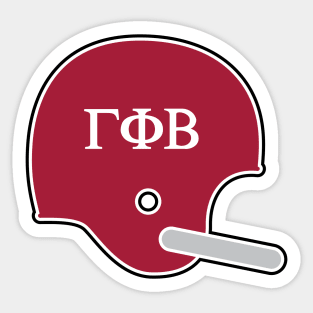 Alabama Gamma Phi Beta Retro Helmet Sticker